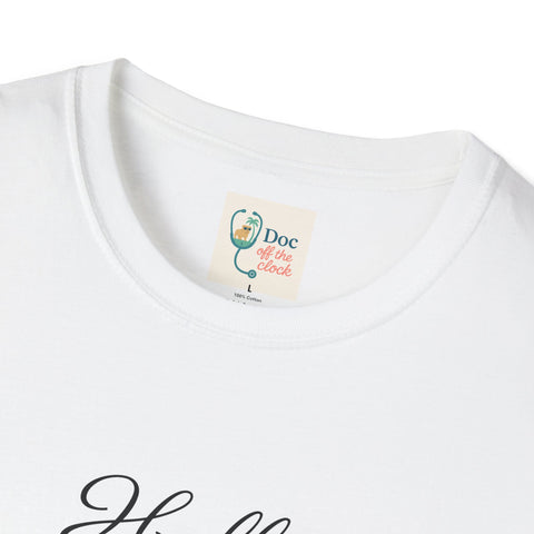 Hello Limoncello Unisex Softstyle T-Shirt - Fun Lemon Liquor Graphic Tee