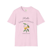 Hello Limoncello Unisex Softstyle T-Shirt - Fun Lemon Liquor Graphic Tee