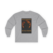 Unisex Long Sleeve Tee, Halloween Apparel, Cat Lover Gift, Funny Tee, Cozy Casual Wear, Spooky Season Top, Graphic Shirt