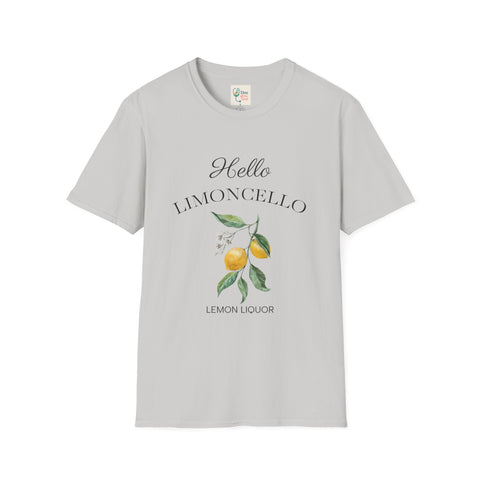 Hello Limoncello Unisex Softstyle T-Shirt - Fun Lemon Liquor Graphic Tee