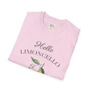 Hello Limoncello Unisex Softstyle T-Shirt - Fun Lemon Liquor Graphic Tee