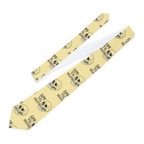 Skull Pattern Necktie - Fun Accessory for Parties, Gifts for Dads, Unique Wedding Tie, Halloween Costume Tie, Quirky Fashion Statement