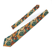 Whimsical Art Necktie - Playful & Unique Design for Stylish Gifts, Formal Events, Father's Day, Art Lovers, Menswear Accessory