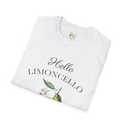Hello Limoncello Unisex Softstyle T-Shirt - Fun Lemon Liquor Graphic Tee