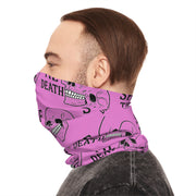 Trendy Skull Print Neck Gaiter - SPF Til Death, Fashion Accessory, Summer Essential, Sun Protection, Festival Wear