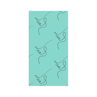 Stylish Lightweight Neck Gaiter, Unique Face Art Face Mask, Sun Protection Scarf, Breathable Neck Warmer, Gift for Art Lovers