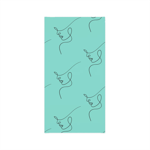 Stylish Lightweight Neck Gaiter, Unique Face Art Face Mask, Sun Protection Scarf, Breathable Neck Warmer, Gift for Art Lovers