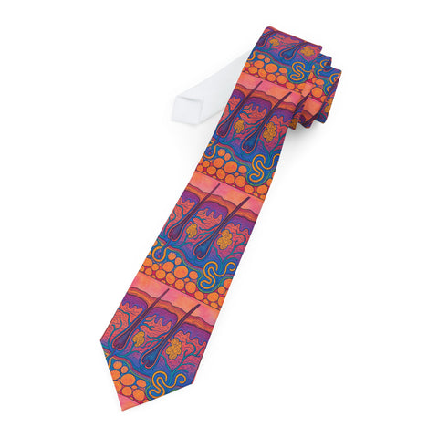 Necktie - Skin Histopathology Cartoon Dermatology Men's Neck Tie