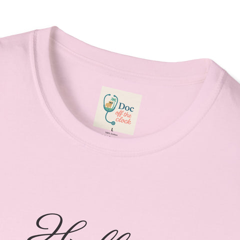 Hello Limoncello Unisex Softstyle T-Shirt - Fun Lemon Liquor Graphic Tee