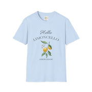 Hello Limoncello Unisex Softstyle T-Shirt - Fun Lemon Liquor Graphic Tee