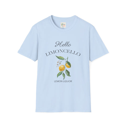 Hello Limoncello Unisex Softstyle T-Shirt - Fun Lemon Liquor Graphic Tee