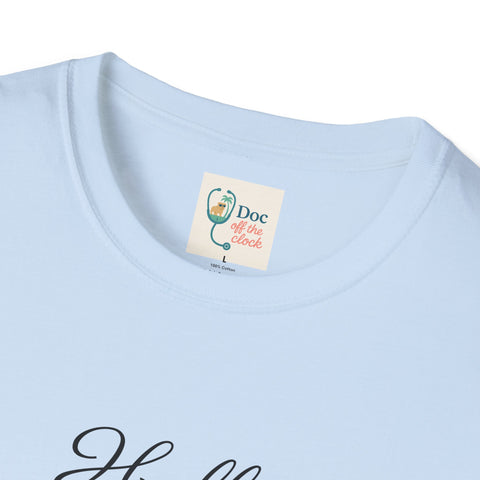 Hello Limoncello Unisex Softstyle T-Shirt - Fun Lemon Liquor Graphic Tee